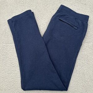 Bugatchi Comfort Solid Heather Drawstring Sweatpants Men's‎ Large Blue Stretch
